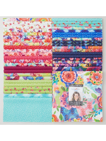 Moda Flower Patches - by Amarilys - 10in/25.4cm Squares - Layer Cake - 42pcs