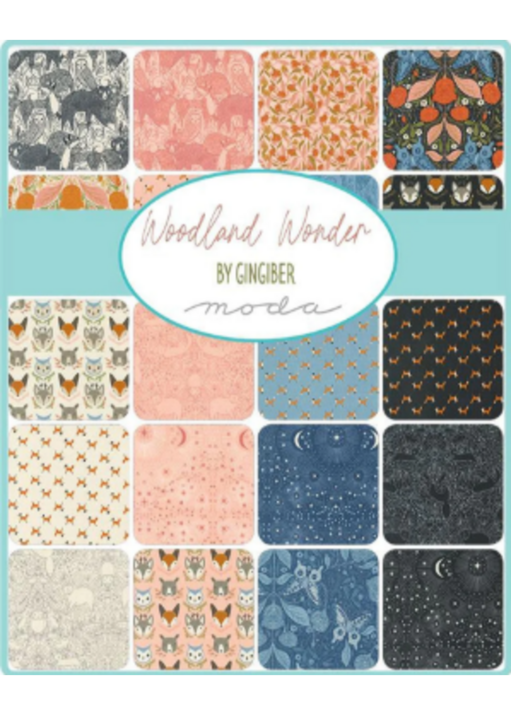 Woodland Wonder - 10in/25.4cm Squares - Layer Cake - 42pcs