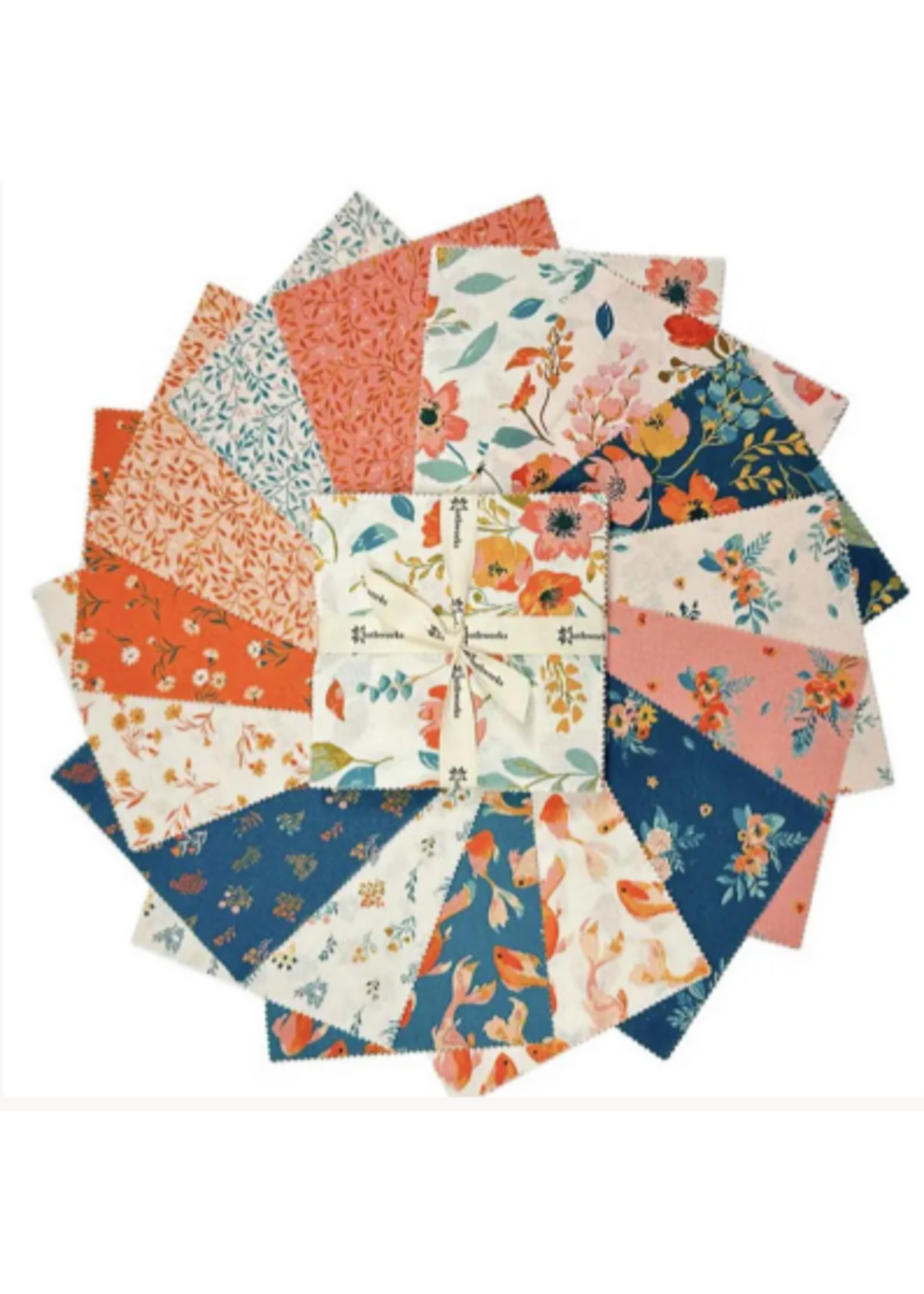 Clothworks Stephanie - 10in/25.4cm Squares - Layer Cake - 42pcs