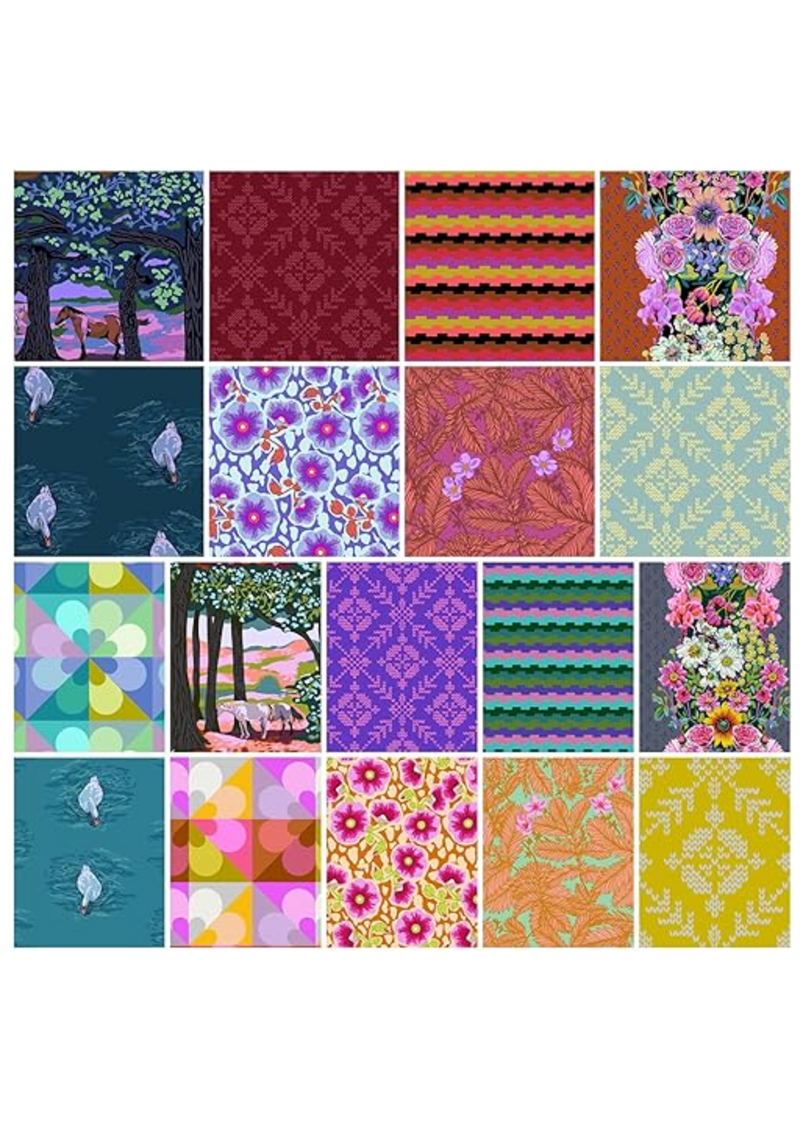 FreeSpirit Fabrics Good Gracious - 10in/25.4cm Squares - Layer Cake - 42pcs