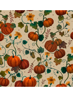 Blank Quilting Harvest Hunt  Cream  1 unit =10 cm = 4 inches