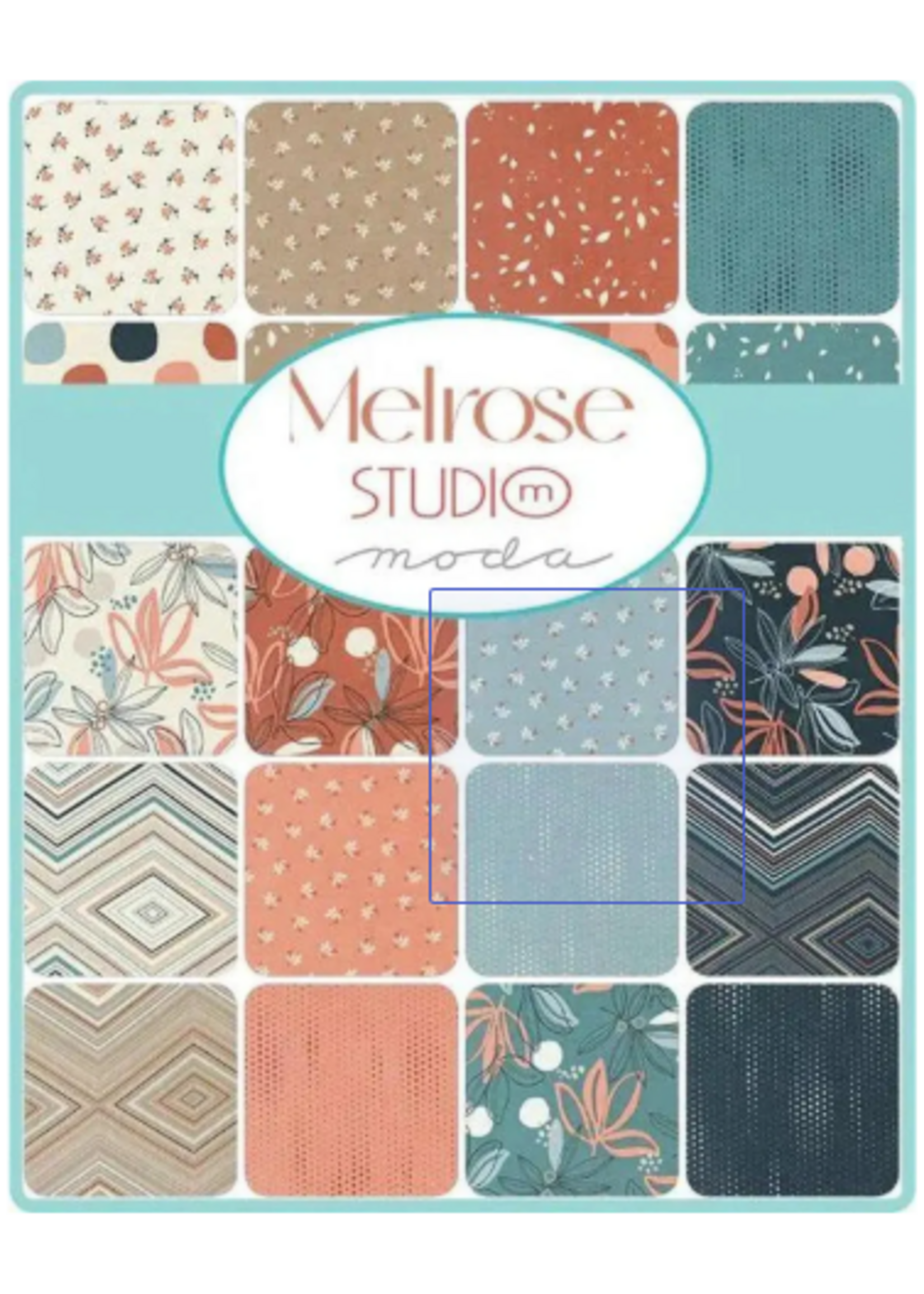 Moda Melrose - 10in/25.4cm Squares - Layer Cake - 42pcs