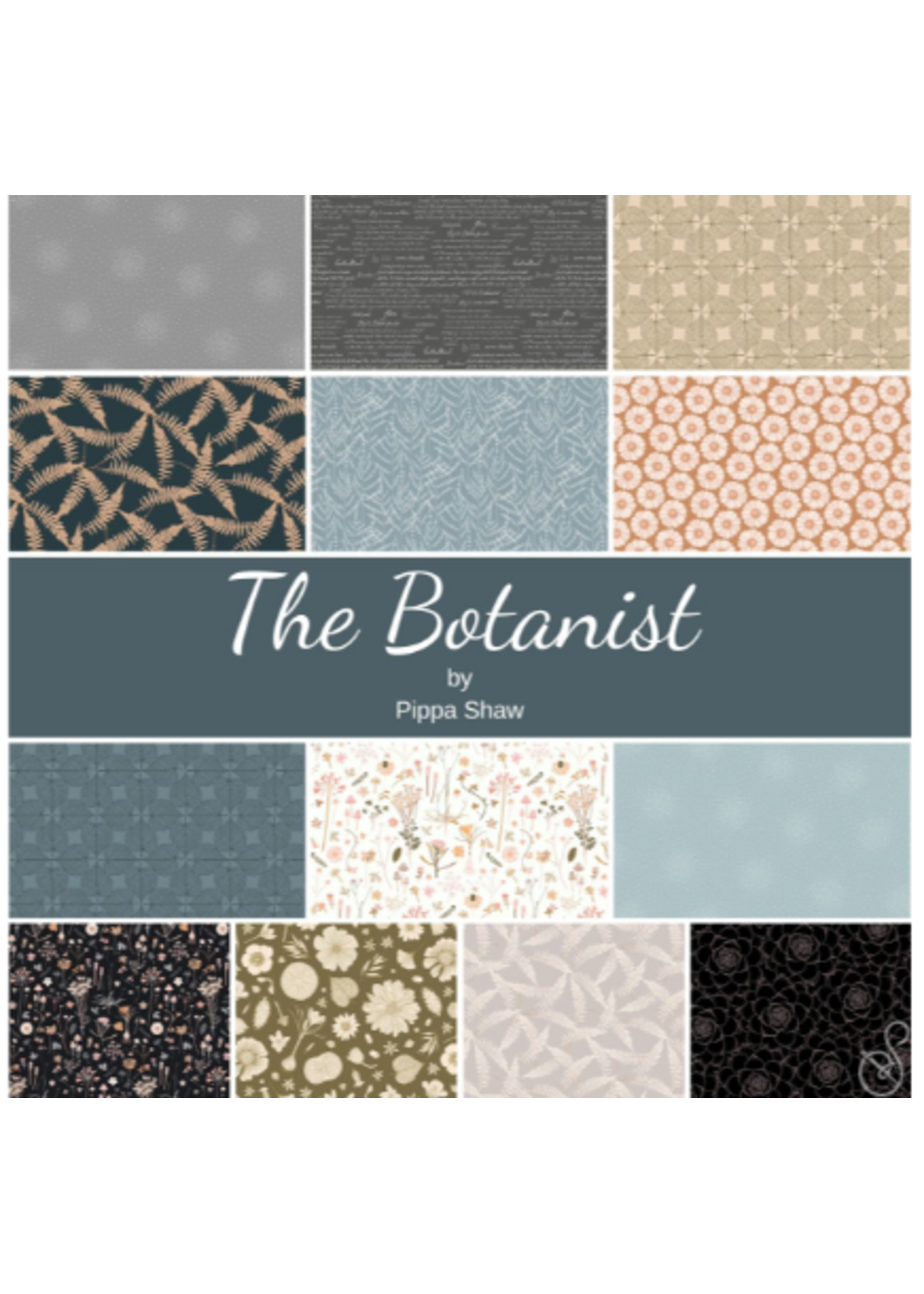 FIGO Fabrics The Botanist - 10in/25.4cm Squares - Layer Cake - 42pcs