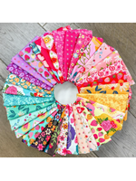 Poppie Cotton Calico Cowgirls - 10in/25.4cm Squares - Layer Cake - 42pcs