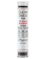Handi Quilter Canada Super Bobs M Style Bobbins, 60WT Polyester - Black 625