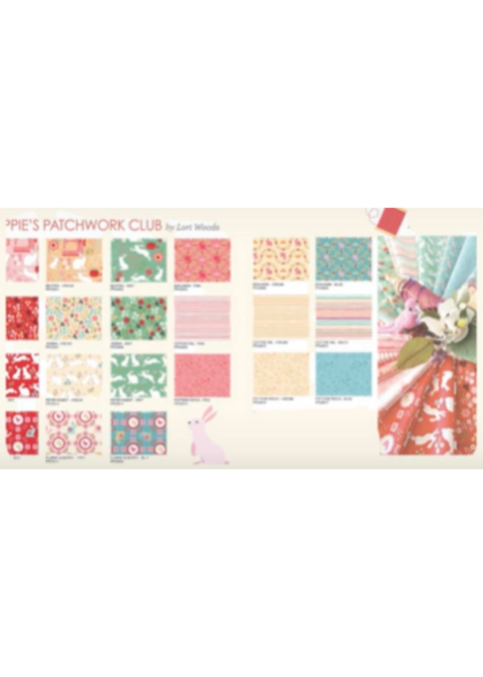 Poppie Cotton Poppies Patchwork Club - 2.5in/6.35cm - Jelly Roll - 40pcs