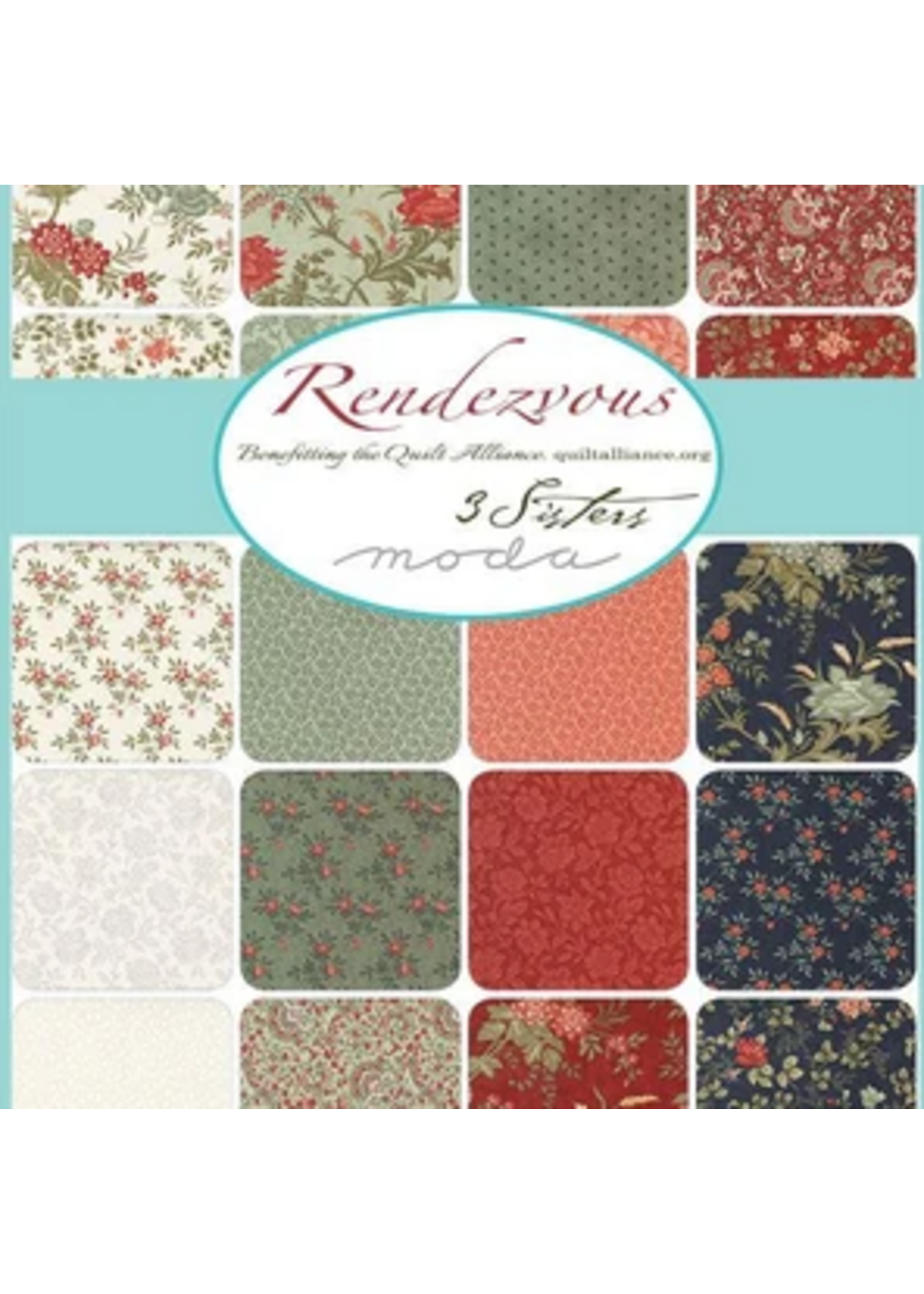 Moda Rendezvous - 2.5in/6.35cm - Jelly Roll - 42pcs