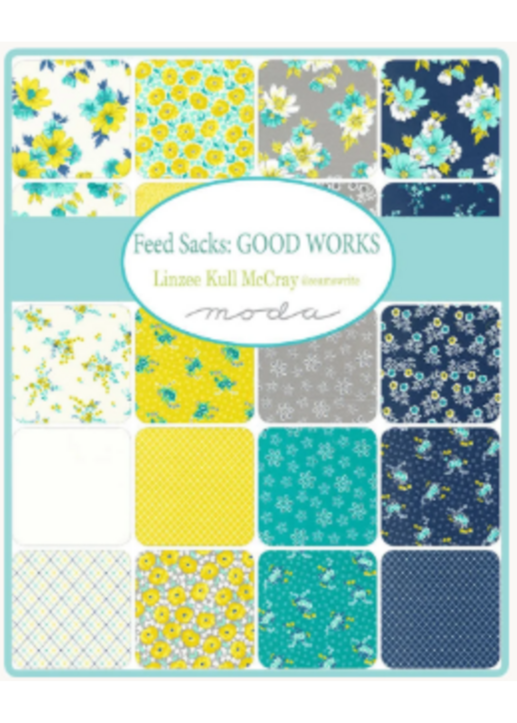 Moda Feed Sacks Good Works - 2.5in/6.35cm - Jelly Roll - 42pcs