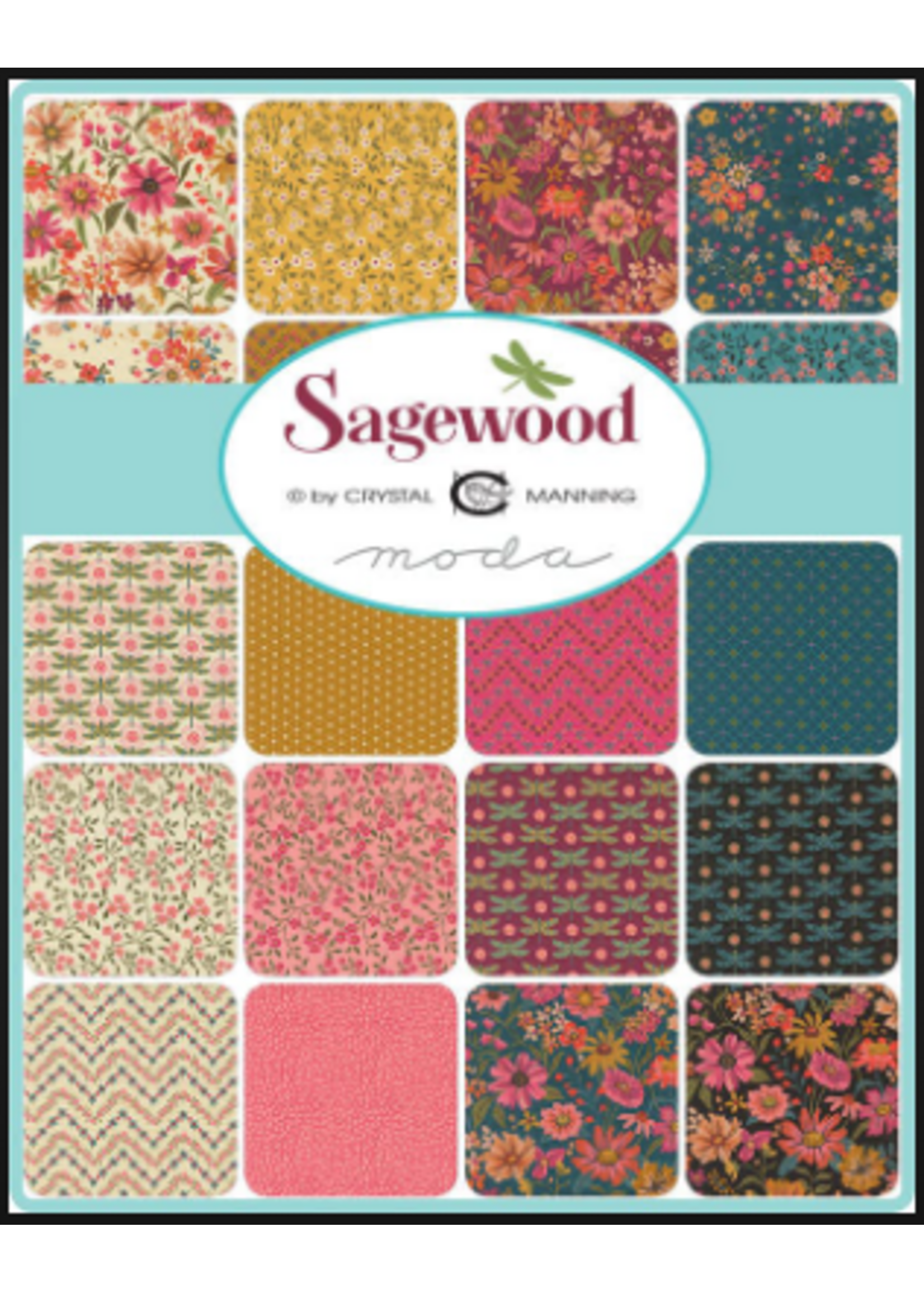 Moda Sagewood - 2.5in/6.35cm - Jelly Roll - 40pcs