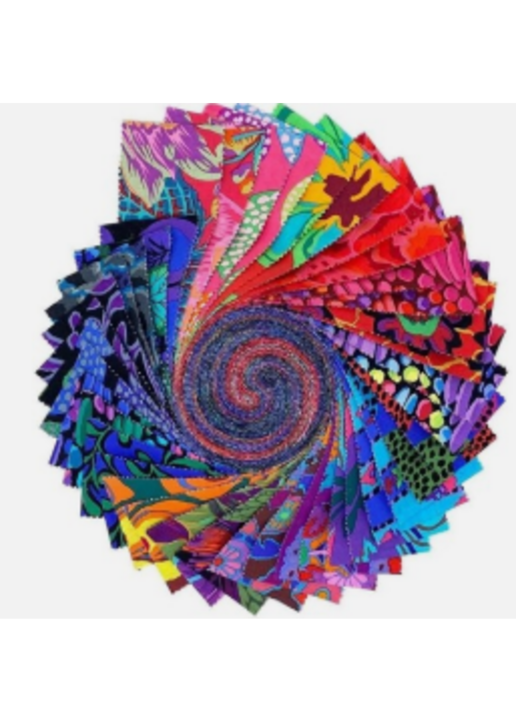 FreeSpirit Fabrics Kaffe Fassett - Feb 2023 - Darker - 2.5in/6.35cm - Jelly Roll - 40pcs