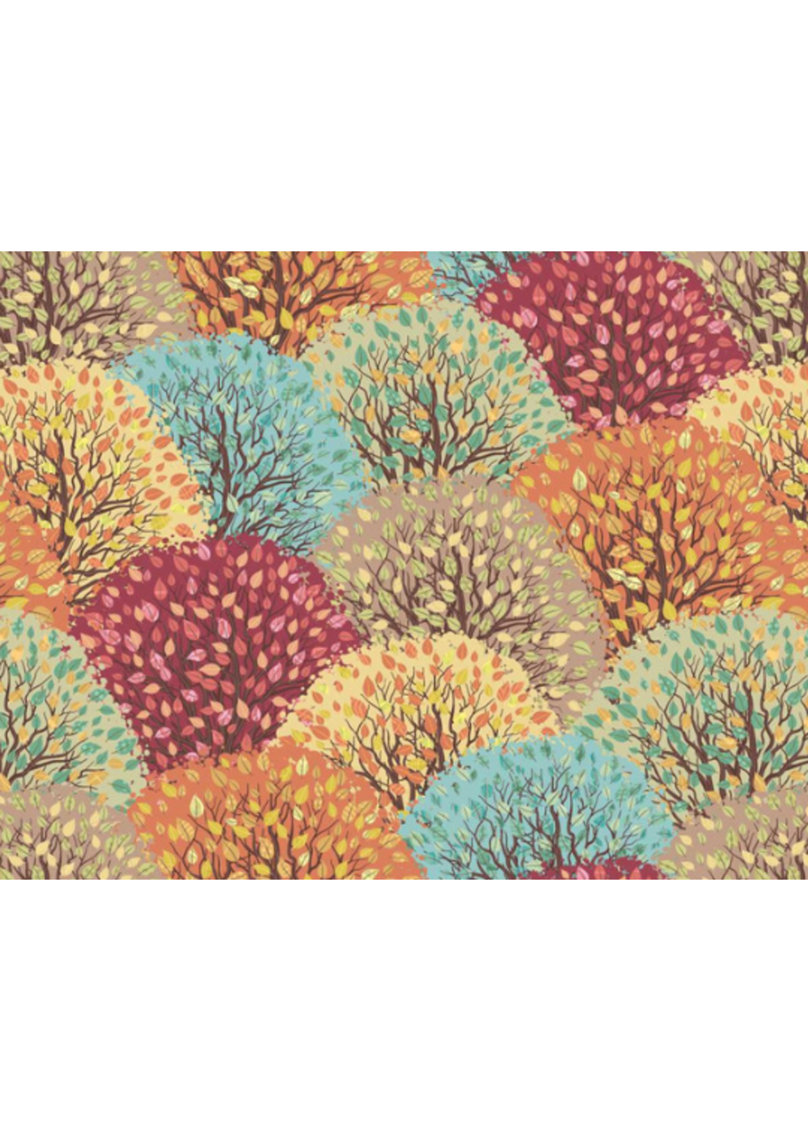 Studio E Fabrics Free Falling Butterscotch  1 Unit = 10 cm = 4 inches