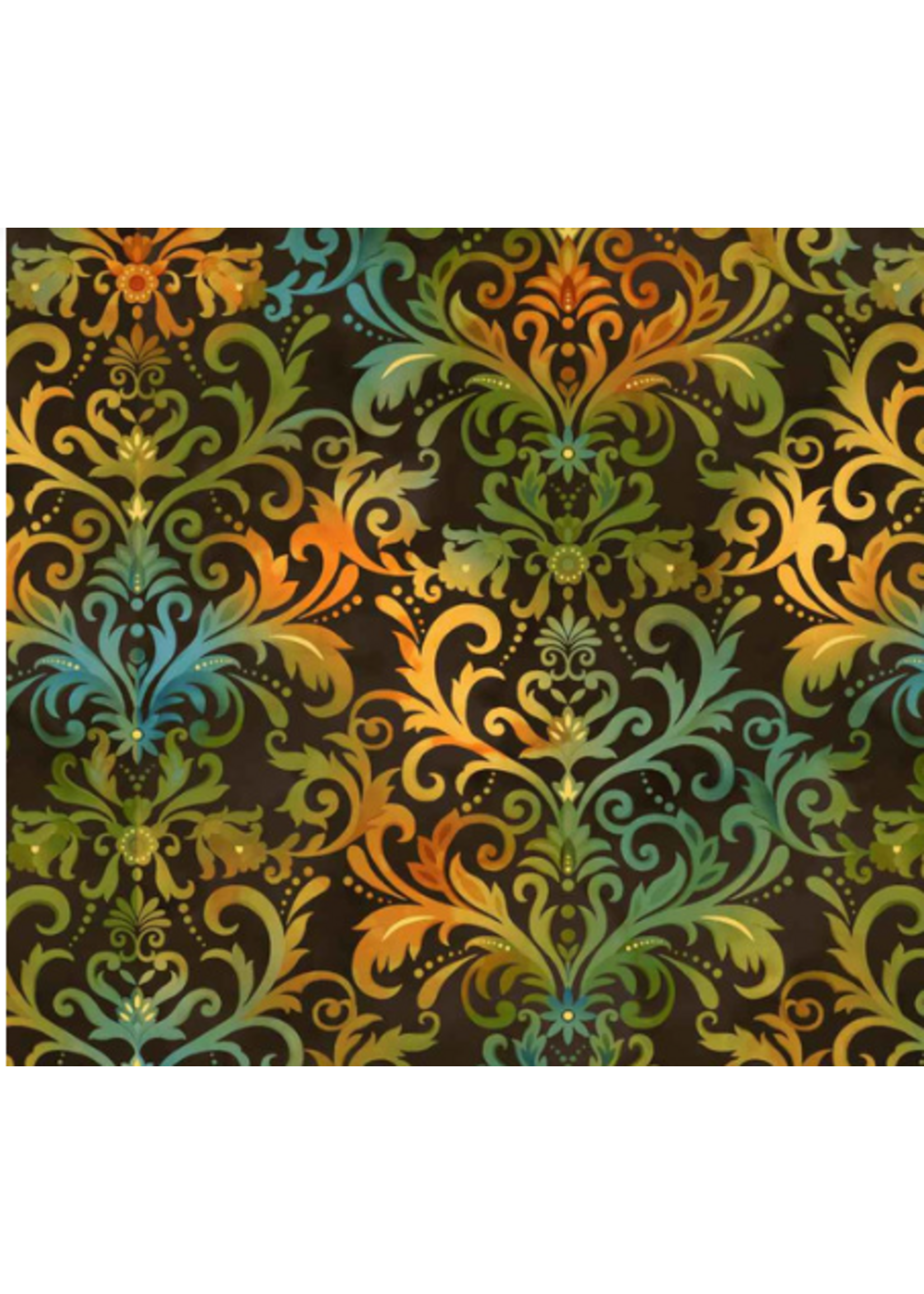 Studio E Fabrics Baskets Of Autumn Blessings  Brown Multi  1 Unit = 10 cm = 4 inches
