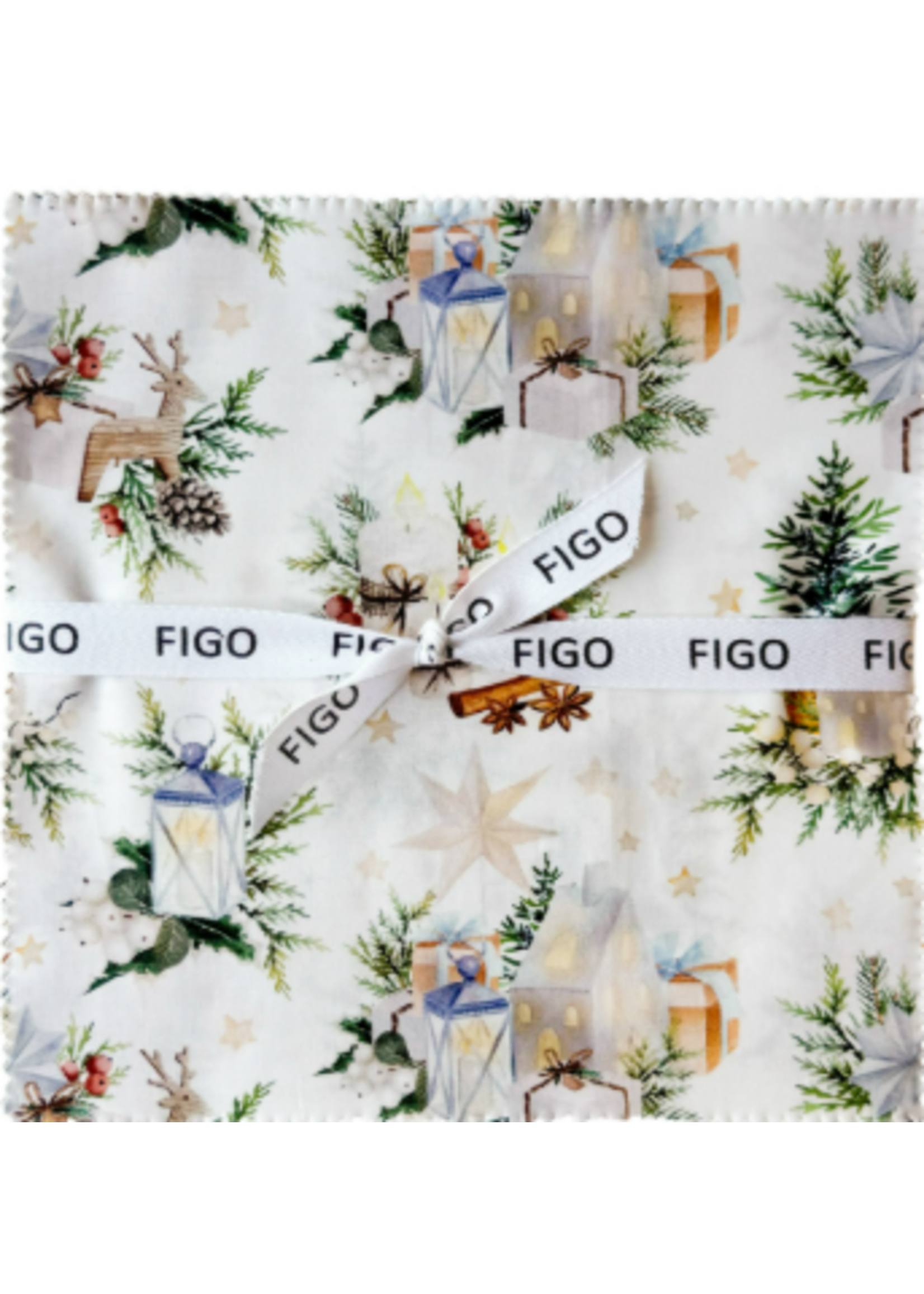 FIGO Fabrics Snowbound  Layer Cake 10" Squares