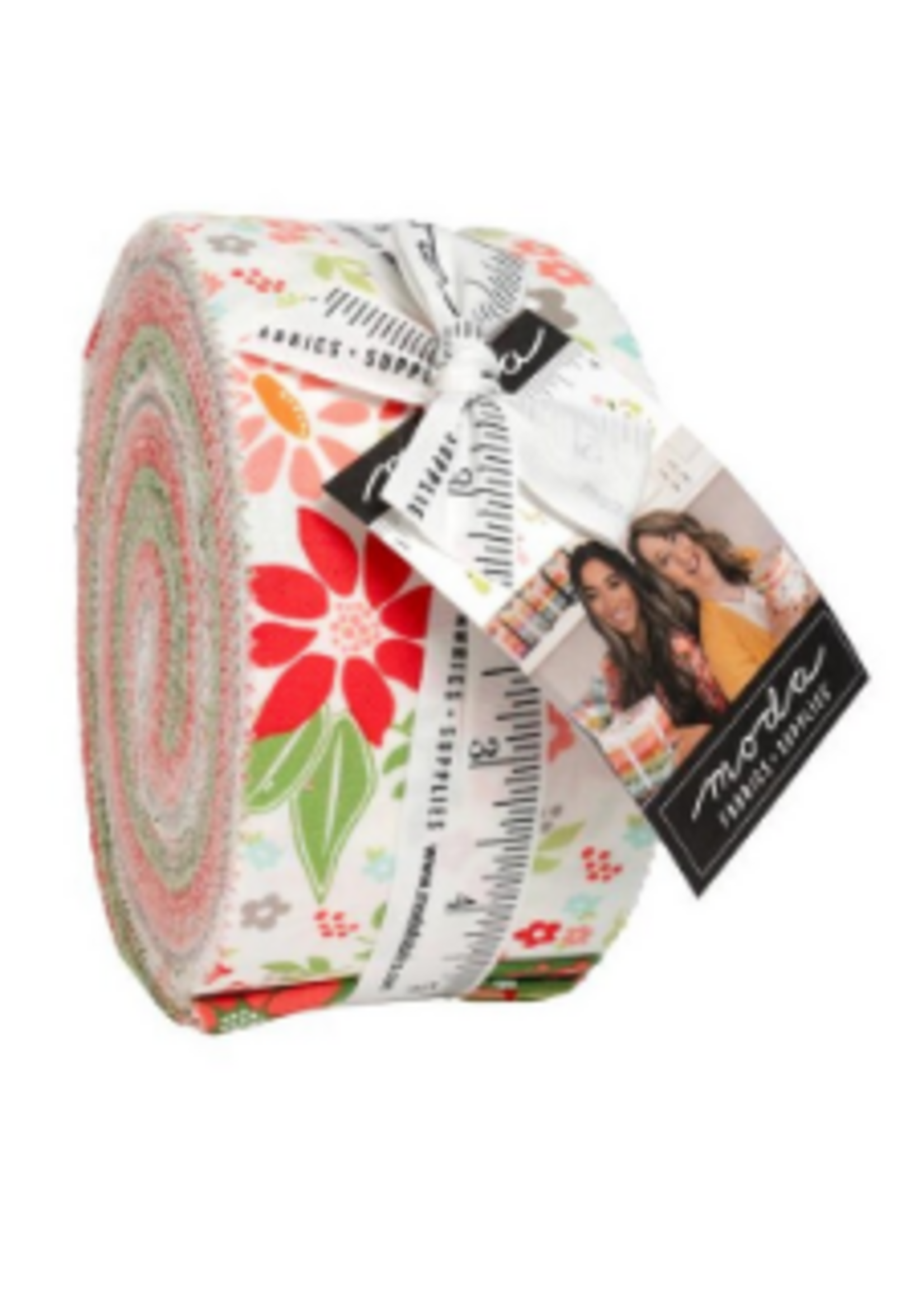 Moda Poinsettia and Pear - 2.5in/6.35cm - Jelly Roll - 40pcs