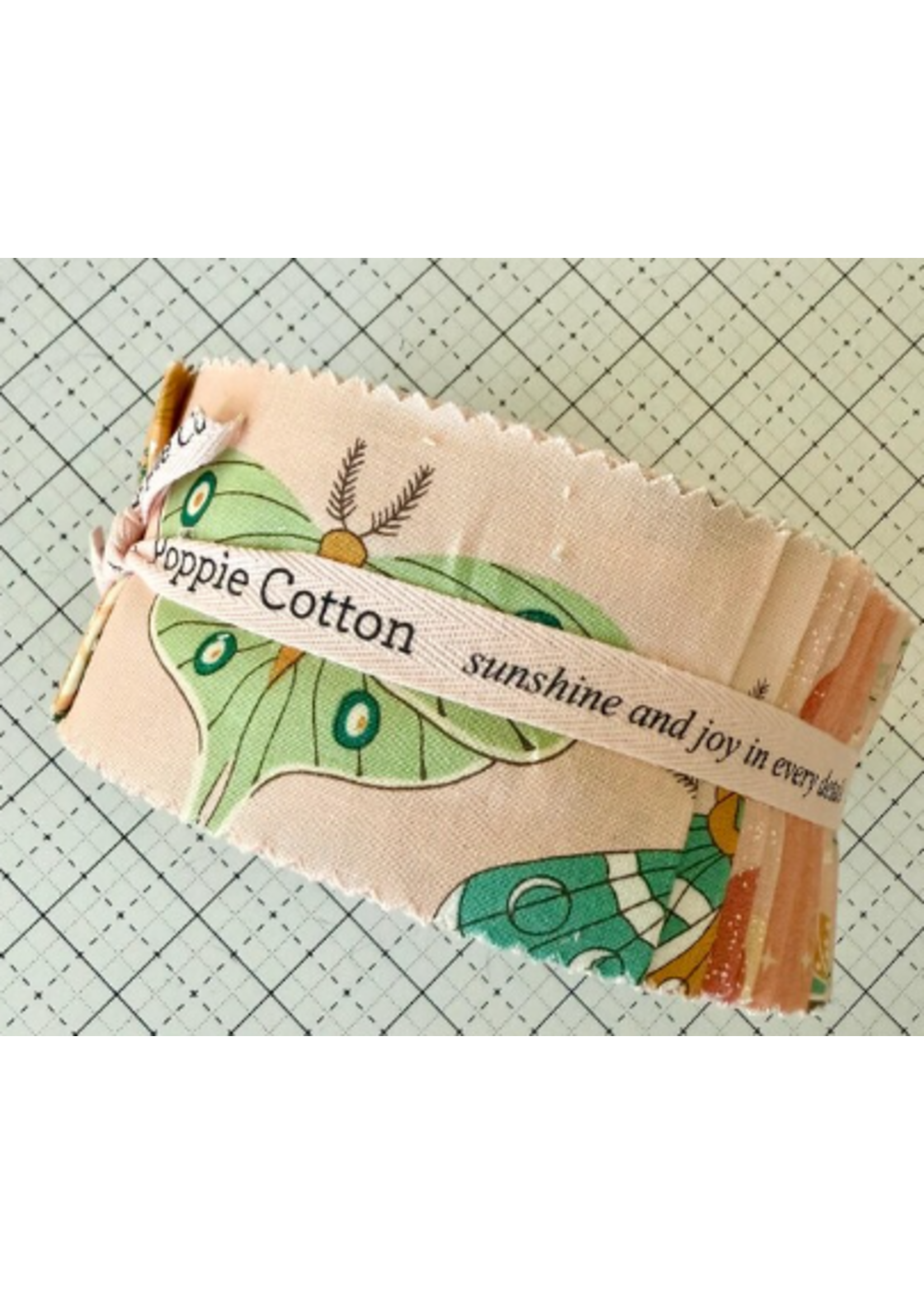 Poppie Cotton Moonbeam Dreams- 2.5in/6.35cm - Jelly Roll - 42pcs