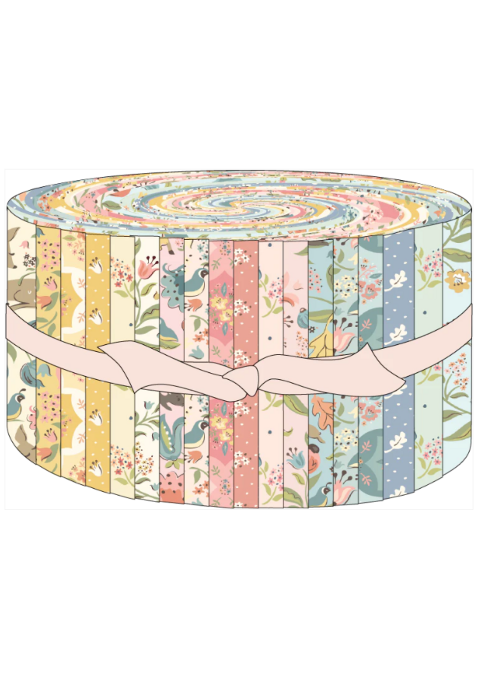 Poppie Cotton Wildwood Dwelling - 2.5in/6.35cm - Jelly Roll - 42pcs