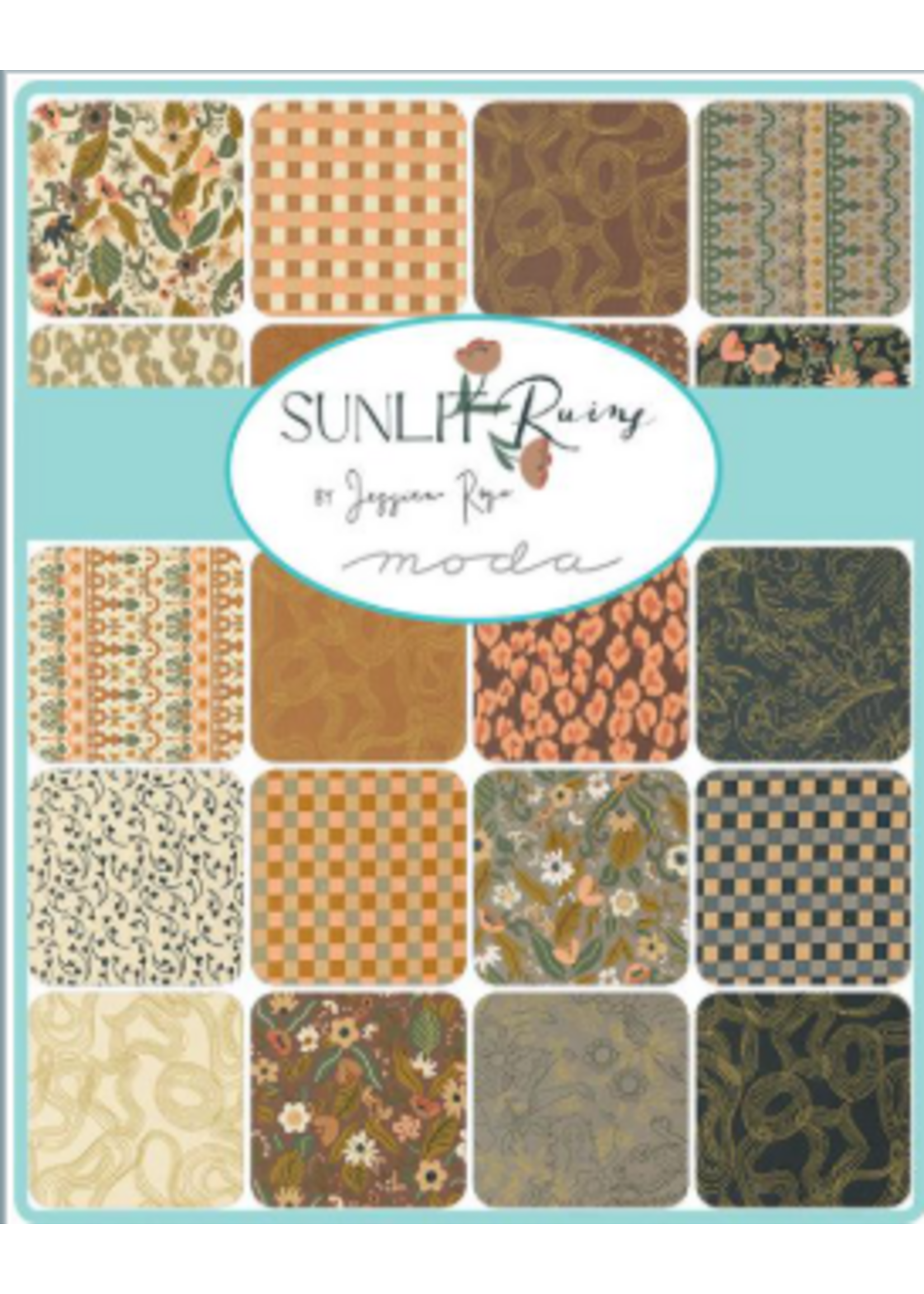 Moda Sunlit Ruins - 2.5in/6.35cm - Jelly Roll - 40pcs