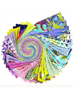 FreeSpirit Fabrics Tula Pink - Floral Reef - 2.5in/6.35cm - Jelly Roll - 40pcs