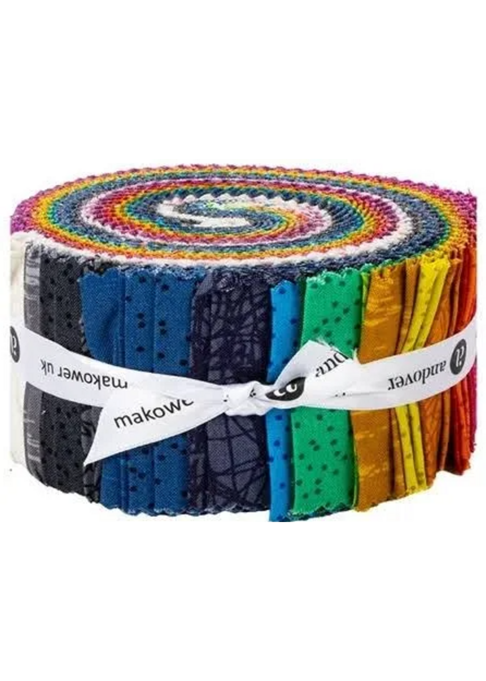 Andover Fabrics Sun Prints Textures - 2.5in/6.35cm - Jelly Roll - 40pcs