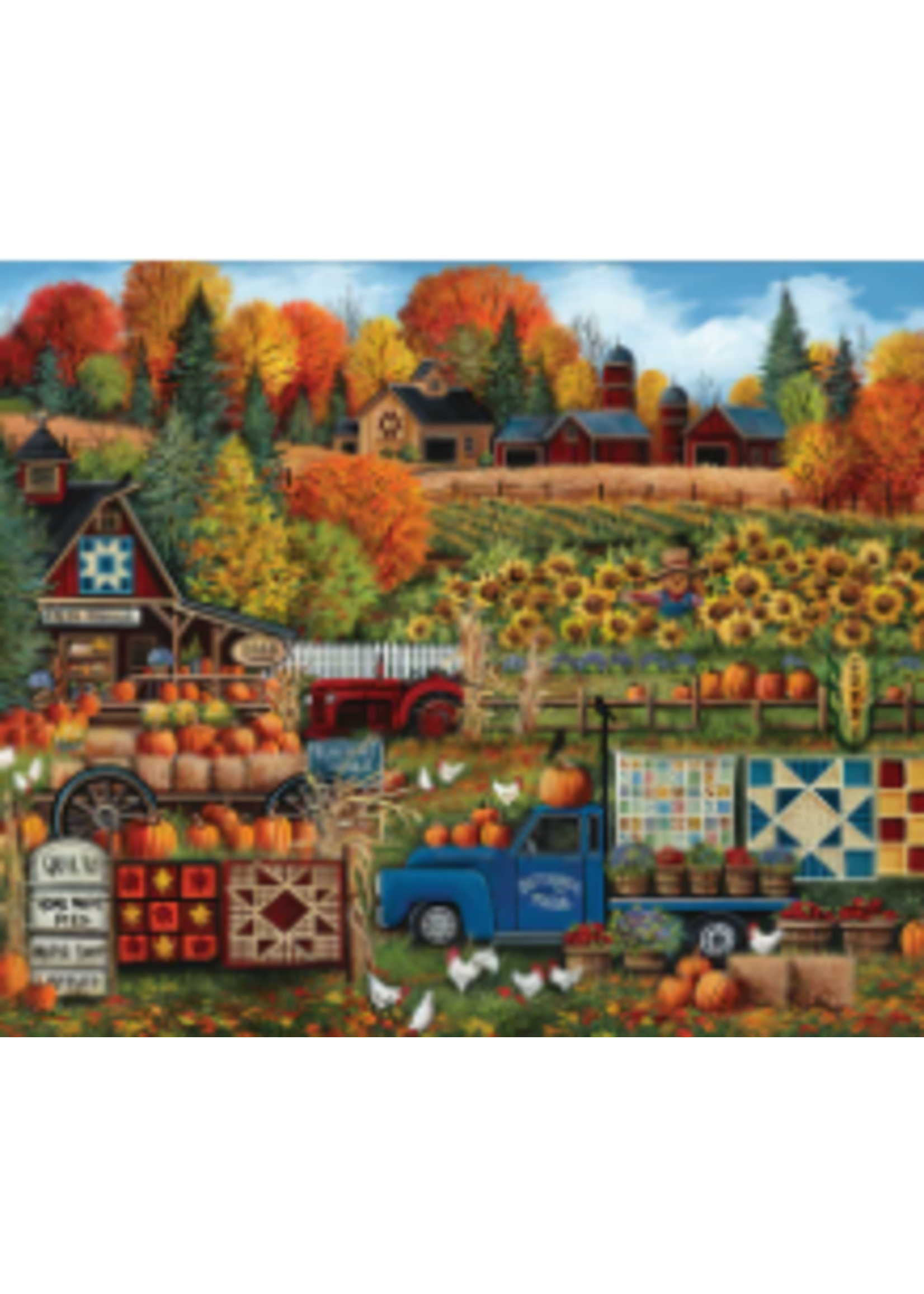 Camelot Fabrics Pumpkin Patch Keeper Collection -Pumpkin Patch Panel  36 x 44