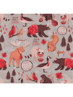 Camelot Fabrics Oh Canada Collection The True North  1 unit = 10 cm = 4 inches