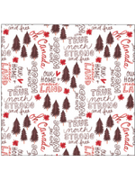 Camelot Fabrics Oh Canada Collection Strong And Free  1 unit = 10cm = 4 inches