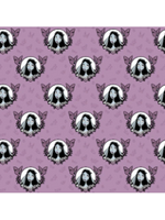 Camelot Fabrics Corpse Bride Collection - Dealry Departed  Mauve  1 unit =10 cm = 4 inches