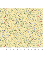 Northcott Country Mouse Yellow   Multi  1 unit = 10 cm = 4 inches