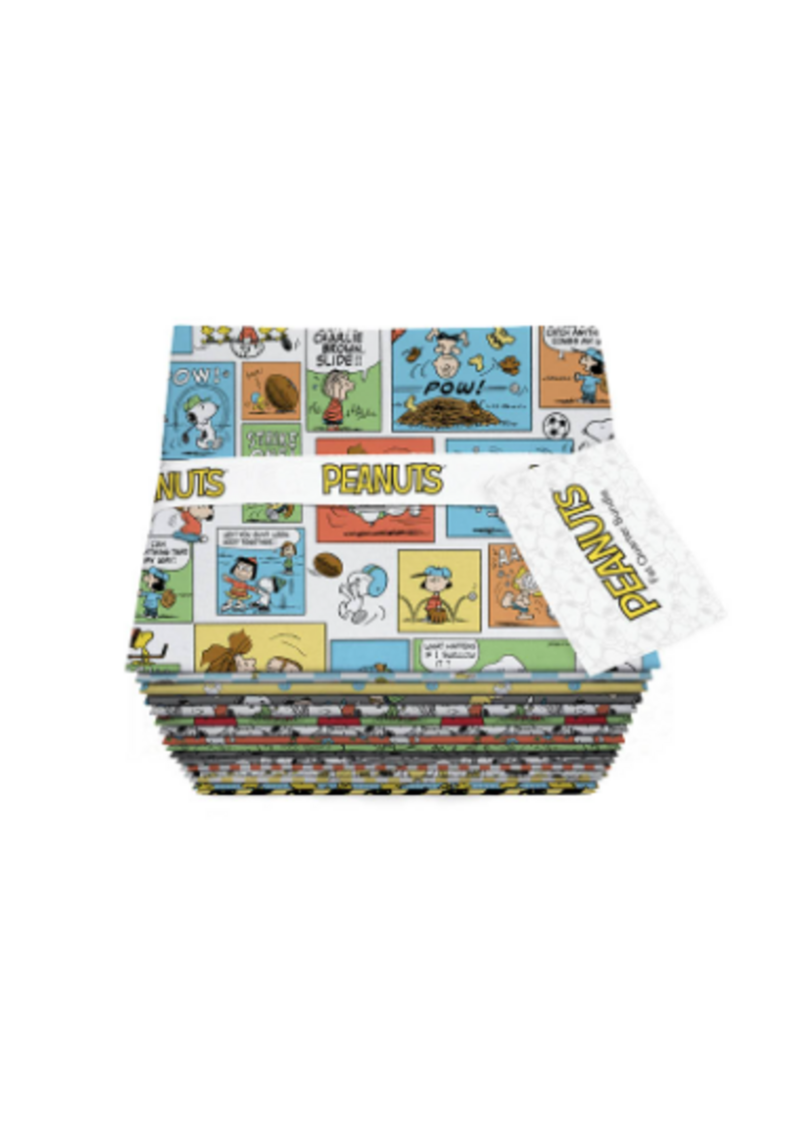 Northcott Peanuts - 20x18in/50.8x45.72cm Squares - Fat Quarter Pack - 16 pcs