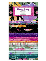 Wilmington Prints Floral Party - 2.5in/6.35cm - Jelly Roll - 40pcs