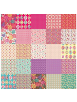 Poppie Cotton Calico Cowgirls - 5x5in/12.7x12.7cm – Charm Pack - 42pcs