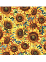 Blank Quilting Florinda Sunflower Digital print  1 unit = 10cm = 4 inches