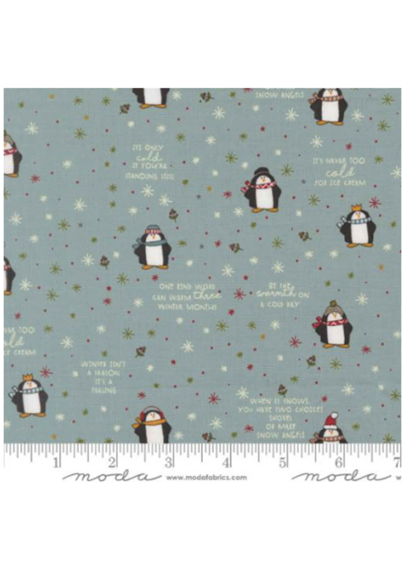 Moda Chilly by Sweetwater  1 unit = 10 cm = 4 inches