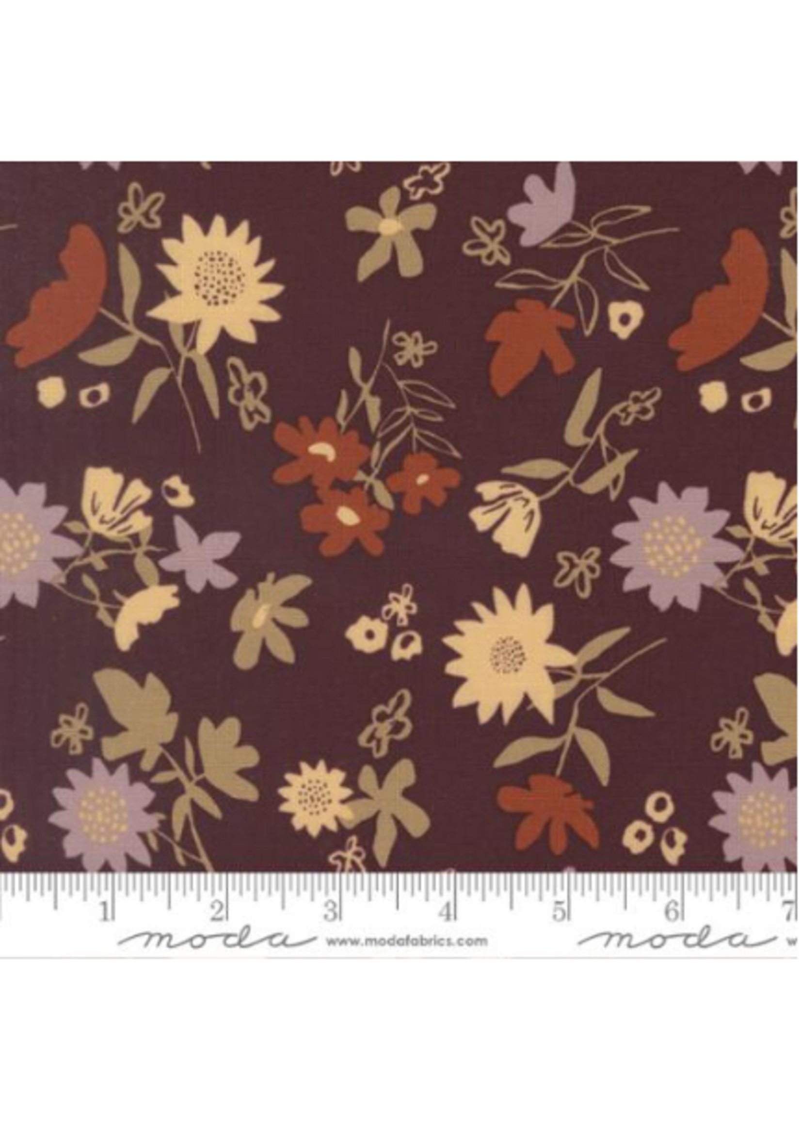 Moda Windfall By Fancy That Design Merlot  1 unit = 10cm = 4 inches