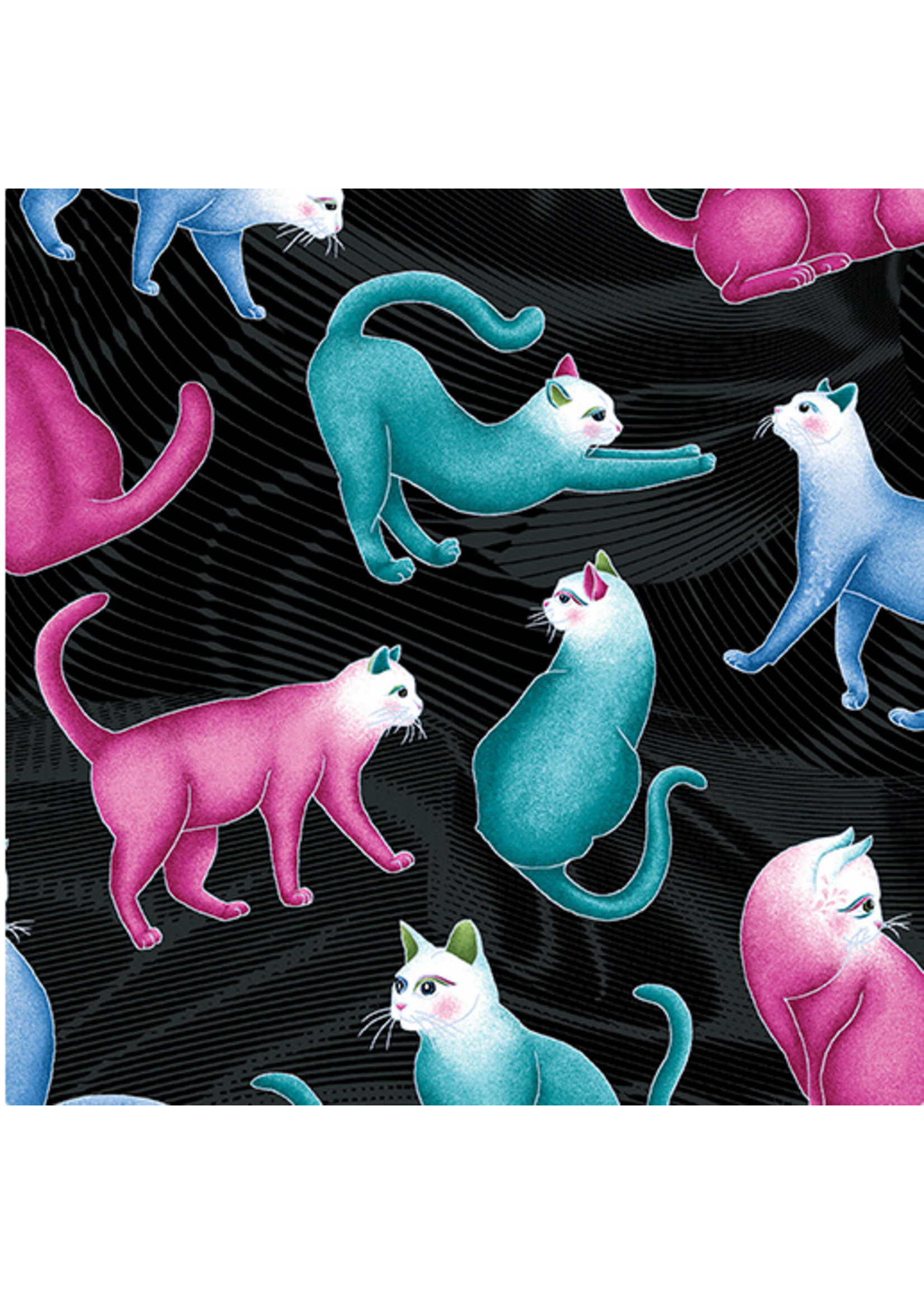 Benartex Cats Meow By Ann Lauer Benartex  1 unit = 10cm = 4 inches