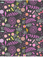 Tula Pink Tula Pink  Dandelion - Licorice || Prince Charming Déjà Vu  1 unit = 10 cm = 4 inches