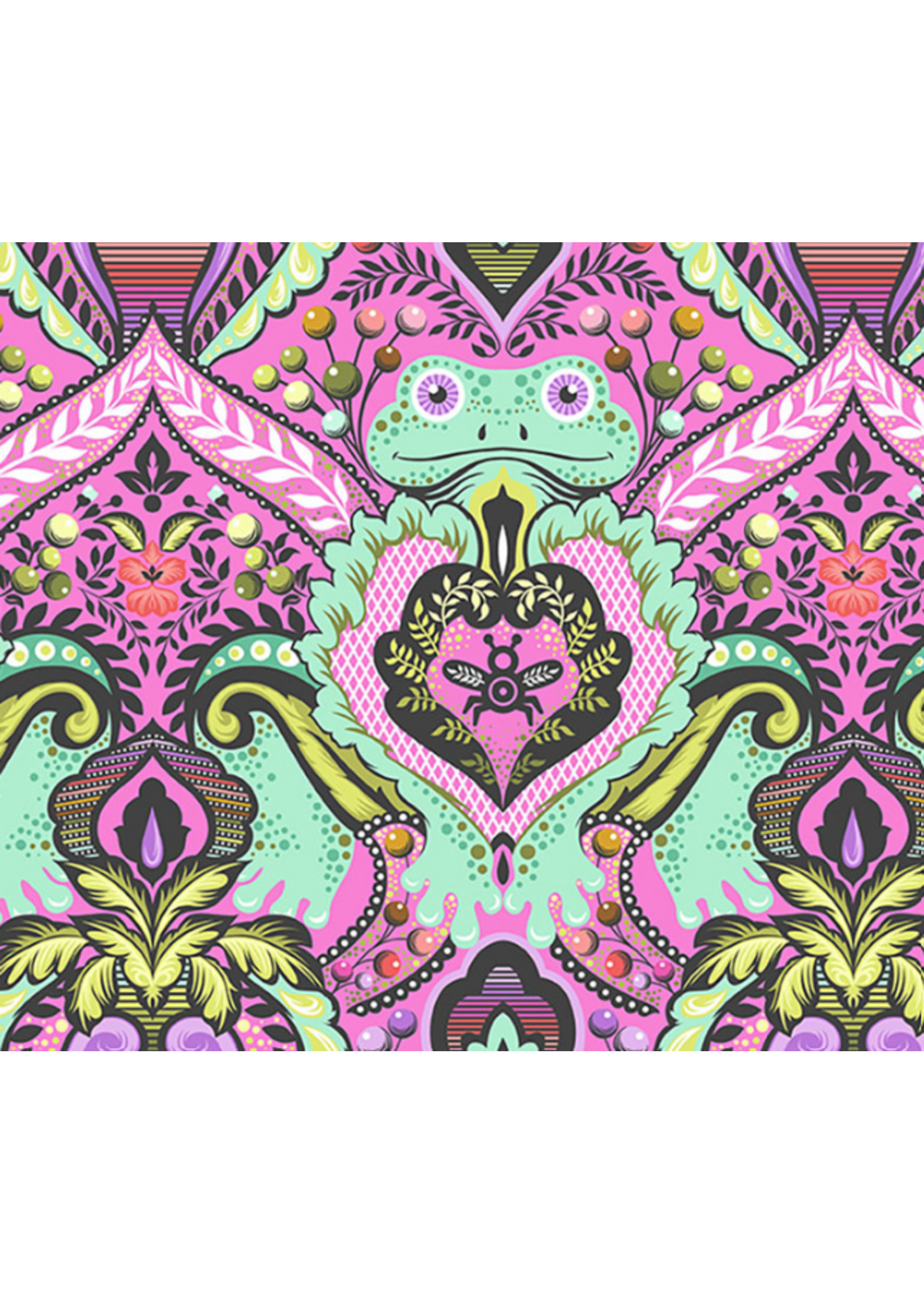 Tula Pink Tula Pink Frog Prince - Gumball || Prince Charming Déjà Vu   1 unit = 10 cm = 4 inches