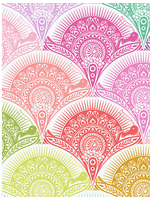 Tula Pink Tula Pink Snail Scallop - Sugar Rush || Prince Charming Déjà Vu