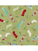 Studio E Fabrics Studio E  Sage || Holly Woods Cathy Walters  1 unit = 10 cm = 4 inches