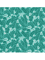 Benartex Blooming Color Harmony By Contempo Studio- Turquoise  1 unit = 10 cm = 4 inches