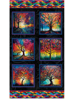 Benartex Illuminations By Peggy Collins The Tree Panel 24 x 42