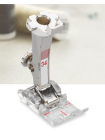 Bernina Bernina - #34 Reverse Pattern Foot with Clear Sole (Fits Group: B/C/D/Ea2-4/Eb2-4/Ec/F/G) - 5.5mm