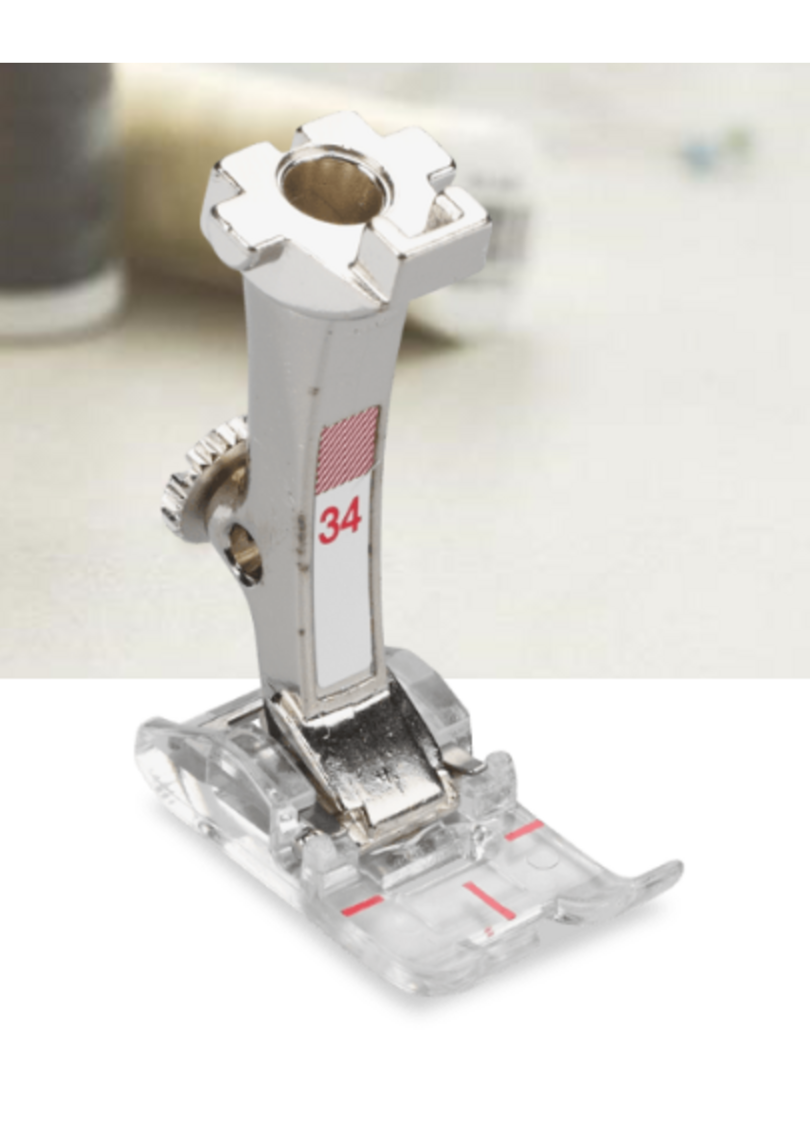 Bernina Bernina - #34 Reverse Pattern Foot with Clear Sole (Fits Group: B/C/D/Ea2-4/Eb2-4/Ec/F/G) - 5.5mm