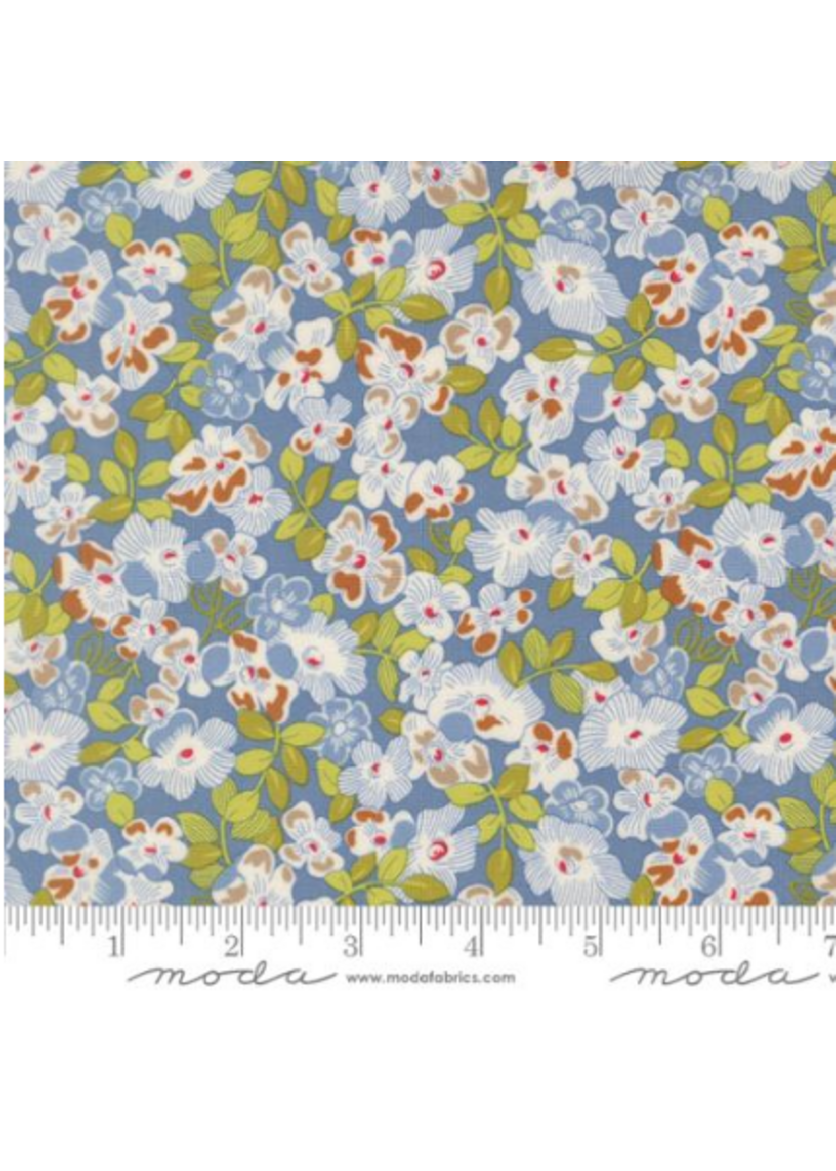 Moda Butternut and Sage by Fig Tree & Co - Dusk 1 unit = 10 cm = 4 inches