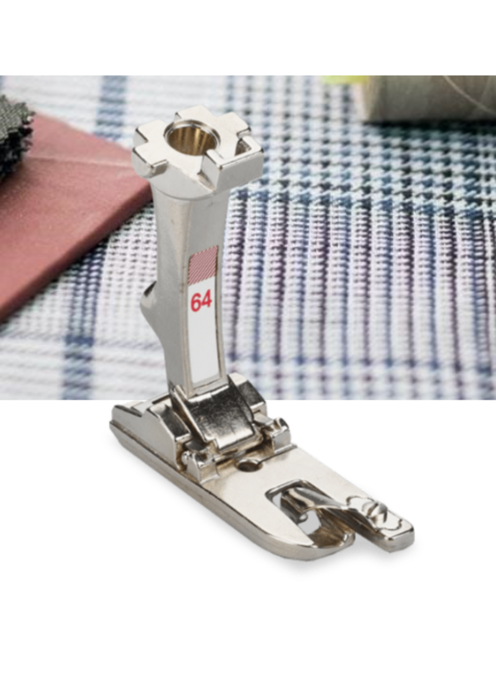 Bernina Bernina - #64 Straight Stitch Hemmer Foot (Fits Group: B/C/D/Ea2-4/Eb2-4/Ec/F/G) - 4mm