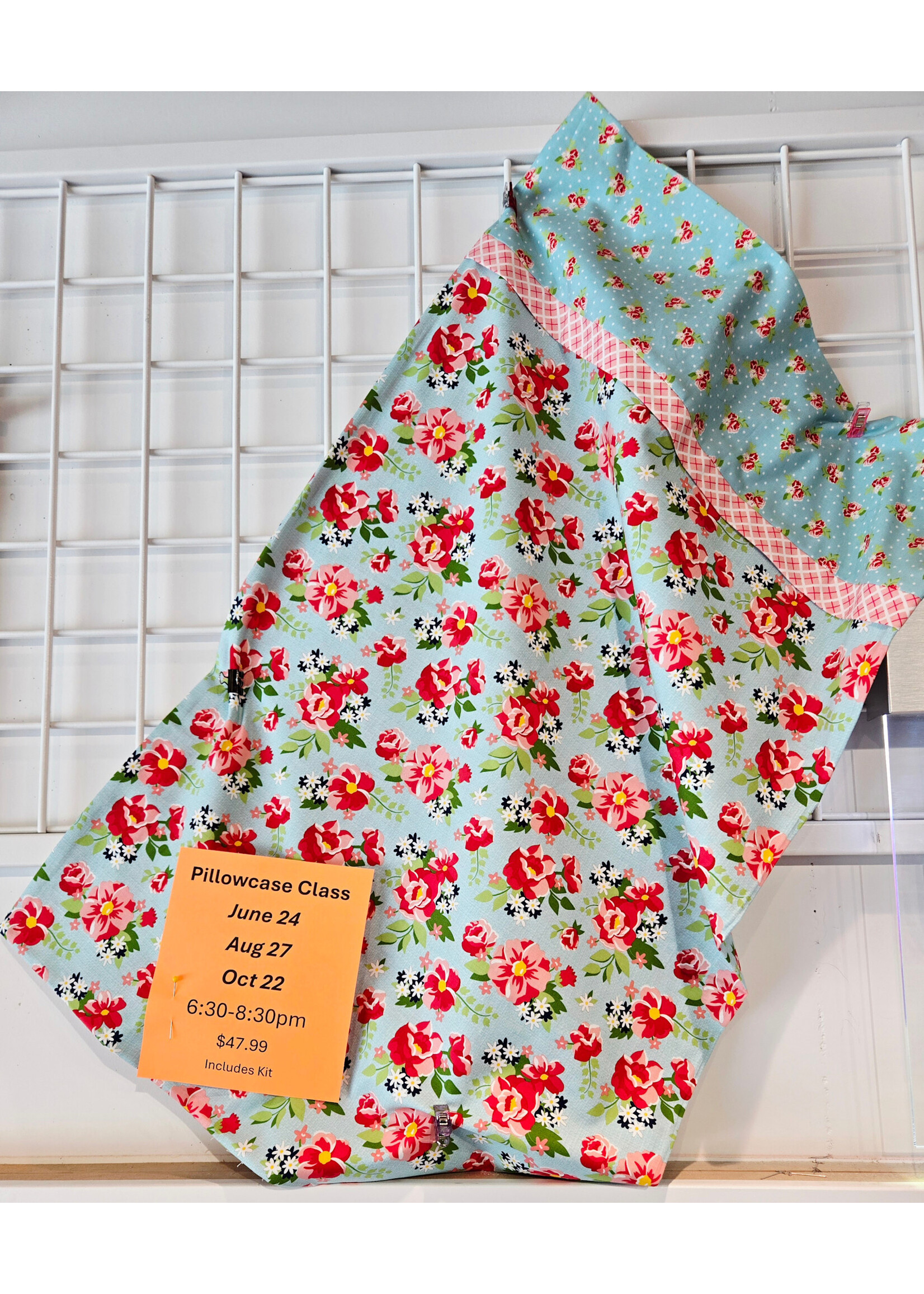 Beginner Sewing: Pillowcase Class - October 20  2:00 - 4:00pm