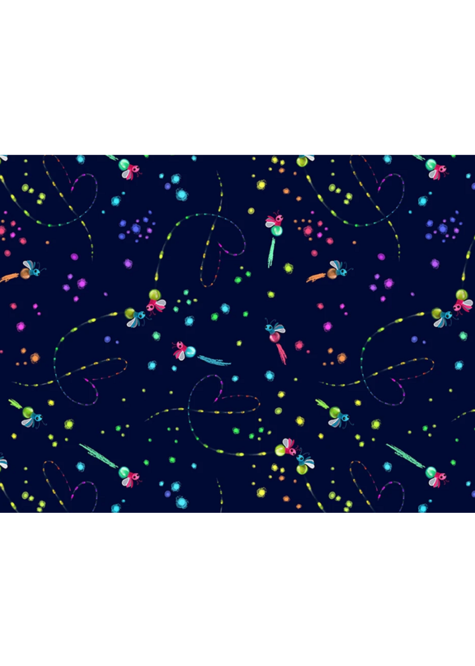 FreeSpirit Fabrics Love Under The Stars Firefly Sky  1 unit =10 cm = 4 inches