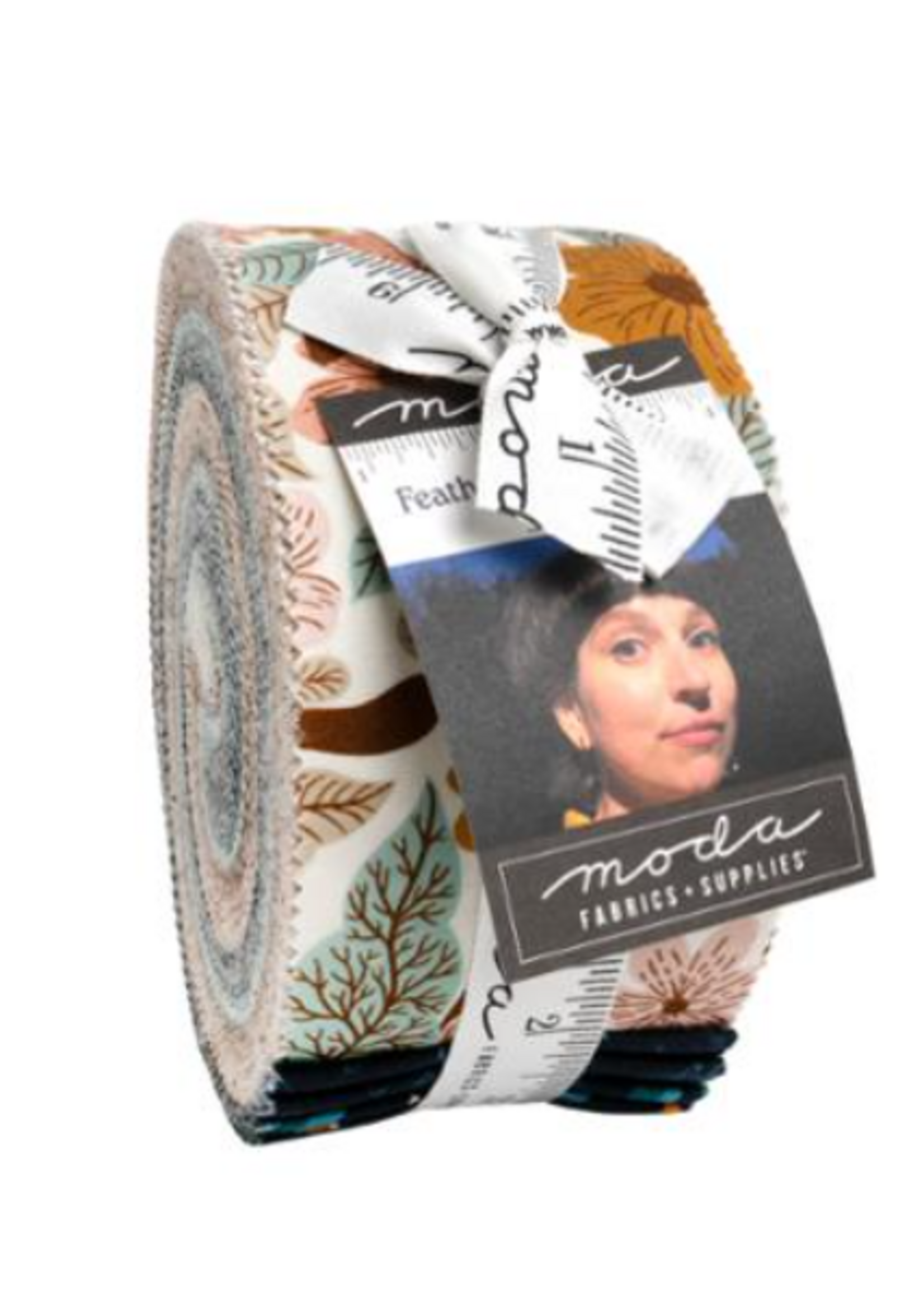Moda Feather and Forest Bloom By Linn Warme  - Jelly Roll