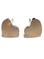 Royce and Oak Small Rose Gold Heart Earrings