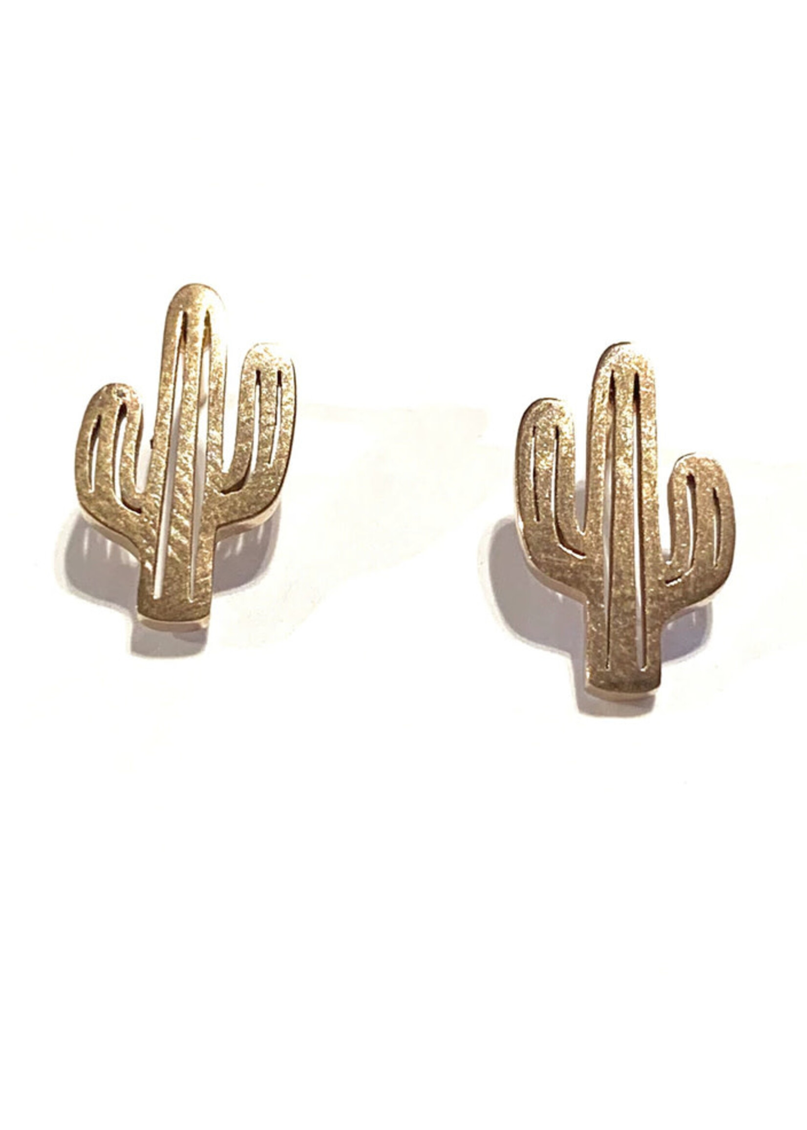 Royce and Oak Cactus Earrings Rose Gold